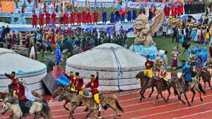 7. Attend the Thrilling Naadam Festival